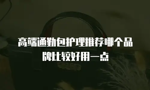 高端通勤包护理推荐哪个品牌比较好用一点