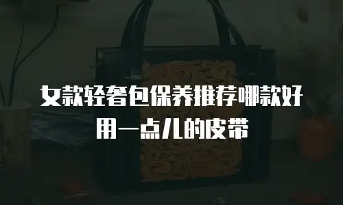 女款轻奢包保养推荐哪款好用一点儿的皮带