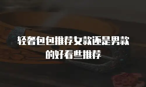 轻奢包包推荐女款还是男款的好看些推荐