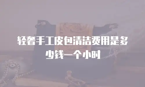 轻奢手工皮包清洁费用是多少钱一个小时
