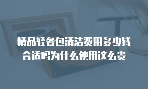 精品轻奢包清洁费用多少钱合适吗为什么使用这么贵