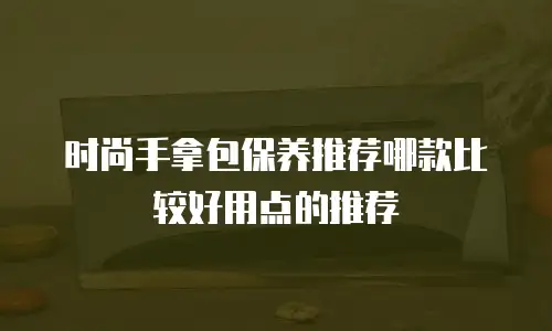 时尚手拿包保养推荐哪款比较好用点的推荐