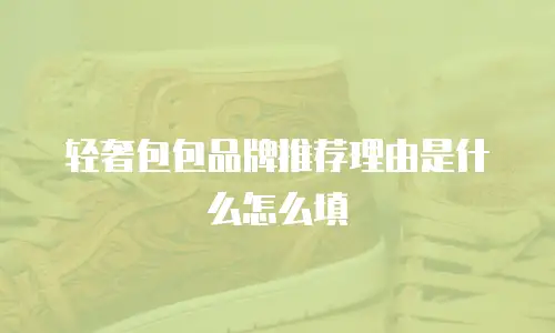 轻奢包包品牌推荐理由是什么怎么填