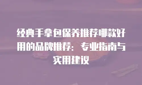经典手拿包保养推荐哪款好用的品牌推荐：专业指南与实用建议