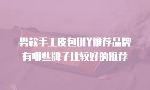 男款手工皮包DIY推荐品牌有哪些牌子比较好的推荐