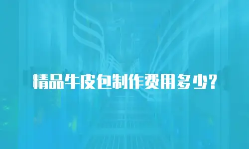 精品牛皮包制作费用多少？