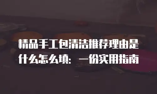 精品手工包清洁推荐理由是什么怎么填：一份实用指南