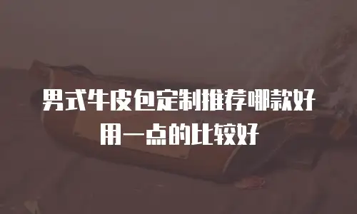 男式牛皮包定制推荐哪款好用一点的比较好