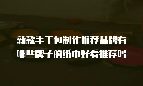 新款手工包制作推荐品牌有哪些牌子的纸巾好看推荐吗