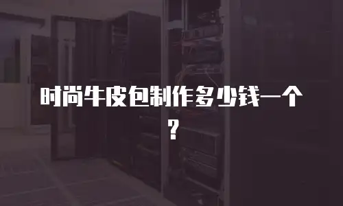时尚牛皮包制作多少钱一个？