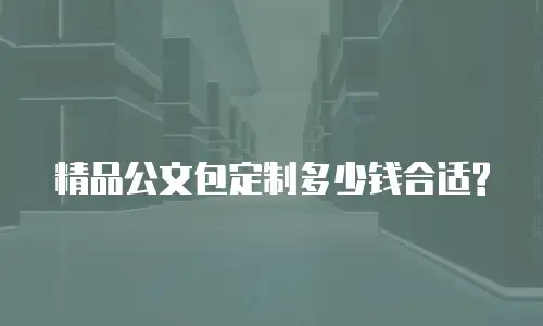 精品公文包定制多少钱合适?