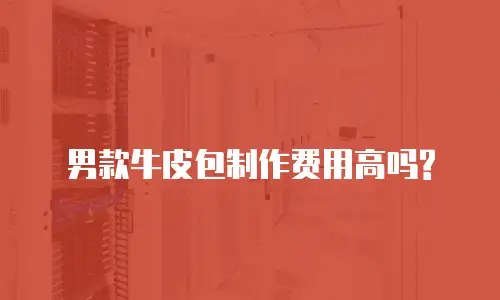  男款牛皮包制作费用高吗?
