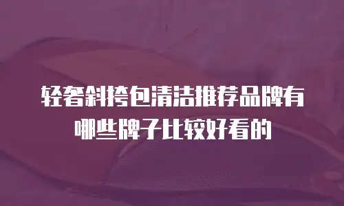 轻奢斜挎包清洁推荐品牌有哪些牌子比较好看的