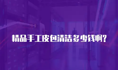 精品手工皮包清洁多少钱啊?