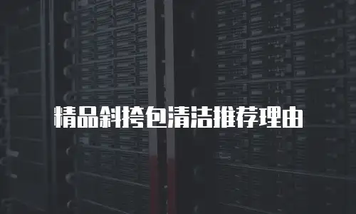 精品斜挎包清洁推荐理由