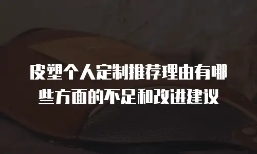 皮塑个人定制推荐理由有哪些方面的不足和改进建议
