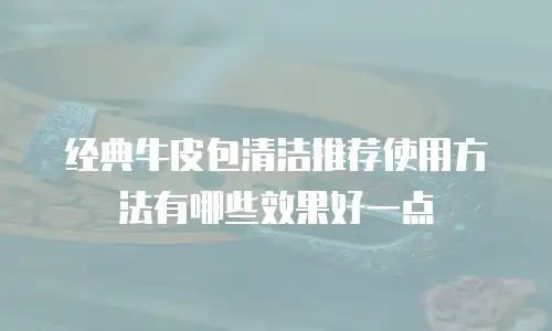 经典牛皮包清洁推荐使用方法有哪些效果好一点