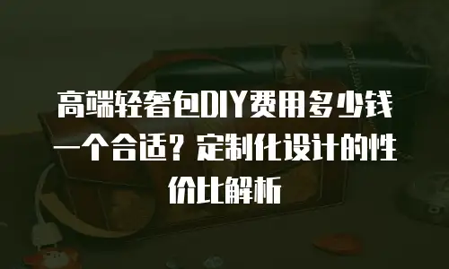 高端轻奢包DIY费用多少钱一个合适？定制化设计的性价比解析