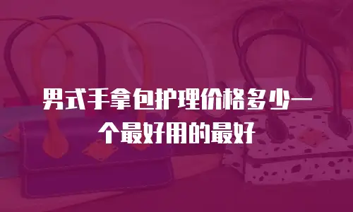 男式手拿包护理价格多少一个最好用的最好
