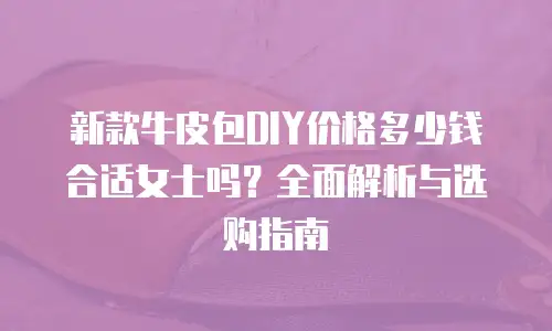 新款牛皮包DIY价格多少钱合适女士吗？全面解析与选购指南