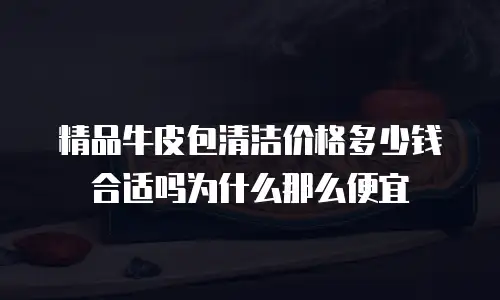 精品牛皮包清洁价格多少钱合适吗为什么那么便宜