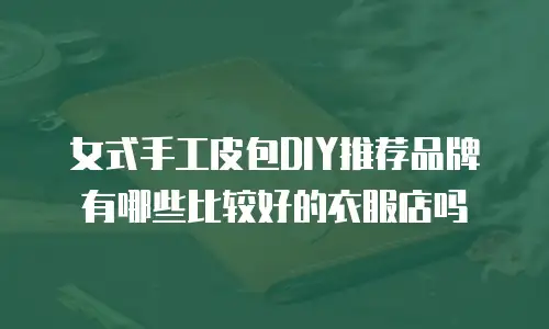 女式手工皮包DIY推荐品牌有哪些比较好的衣服店吗