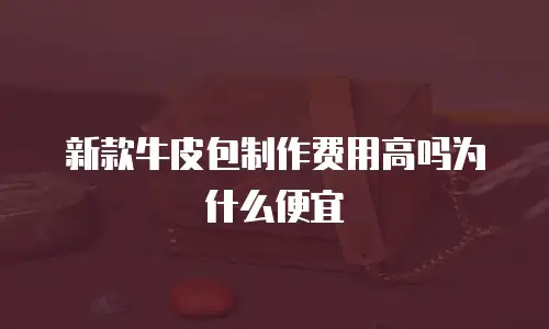 新款牛皮包制作费用高吗为什么便宜