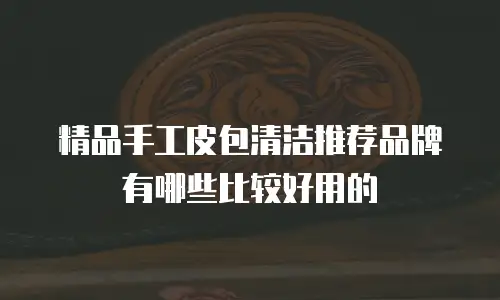 精品手工皮包清洁推荐品牌有哪些比较好用的