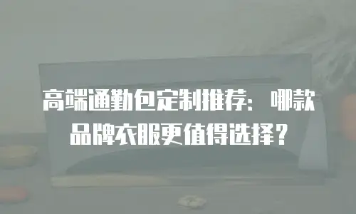 高端通勤包定制推荐：哪款品牌衣服更值得选择？