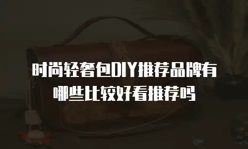 时尚轻奢包DIY推荐品牌有哪些比较好看推荐吗