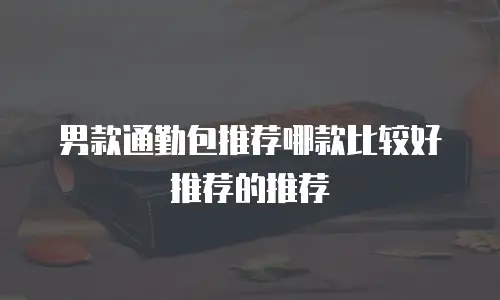男款通勤包推荐哪款比较好推荐的推荐