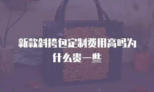 新款斜挎包定制费用高吗为什么贵一些