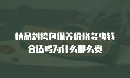 精品斜挎包保养价格多少钱合适吗为什么那么贵