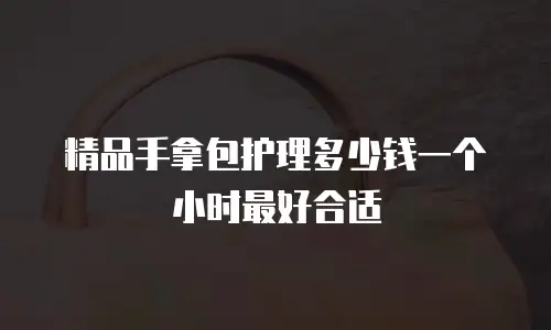 精品手拿包护理多少钱一个小时最好合适