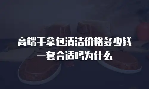 高端手拿包清洁价格多少钱一套合适吗为什么