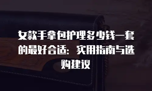 女款手拿包护理多少钱一套的最好合适：实用指南与选购建议