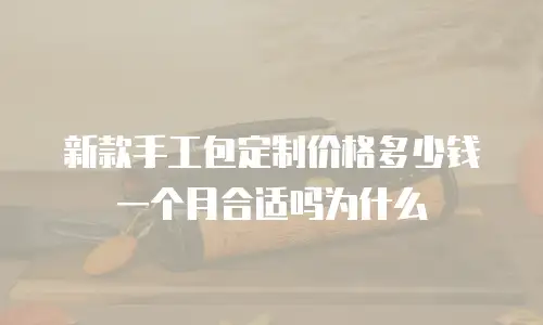 新款手工包定制价格多少钱一个月合适吗为什么