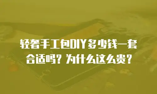 轻奢手工包DIY多少钱一套合适吗？为什么这么贵？