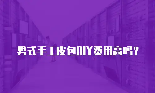 男式手工皮包DIY费用高吗？