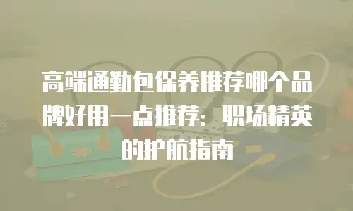 高端通勤包保养推荐哪个品牌好用一点推荐：职场精英的护航指南
