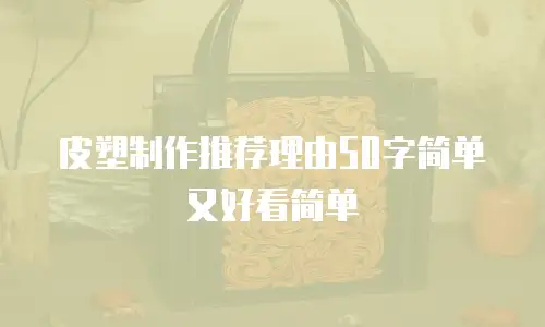 皮塑制作推荐理由50字简单又好看简单