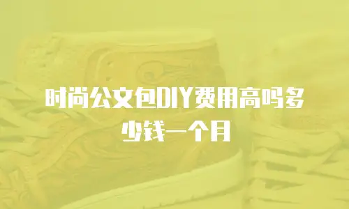 时尚公文包DIY费用高吗多少钱一个月