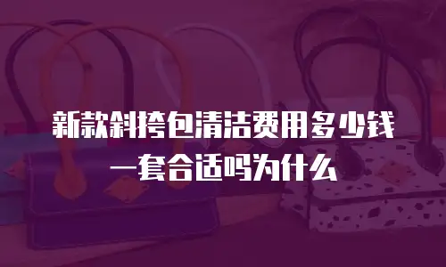 新款斜挎包清洁费用多少钱一套合适吗为什么