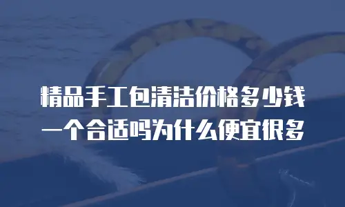 精品手工包清洁价格多少钱一个合适吗为什么便宜很多