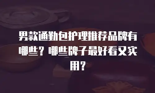 男款通勤包护理推荐品牌有哪些？哪些牌子最好看又实用？