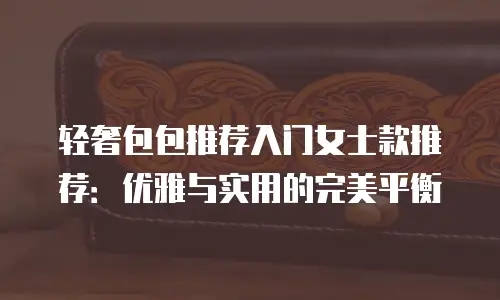 轻奢包包推荐入门女士款推荐：优雅与实用的完美平衡