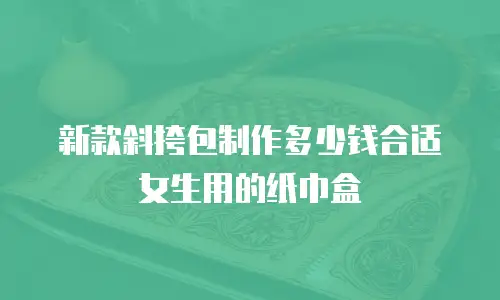 新款斜挎包制作多少钱合适女生用的纸巾盒