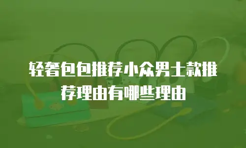 轻奢包包推荐小众男士款推荐理由有哪些理由