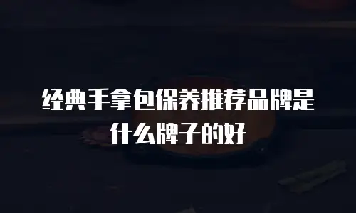 经典手拿包保养推荐品牌是什么牌子的好
