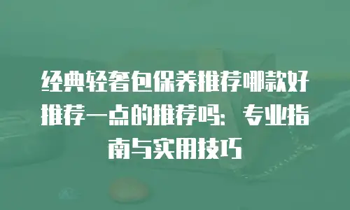 经典轻奢包保养推荐哪款好推荐一点的推荐吗：专业指南与实用技巧